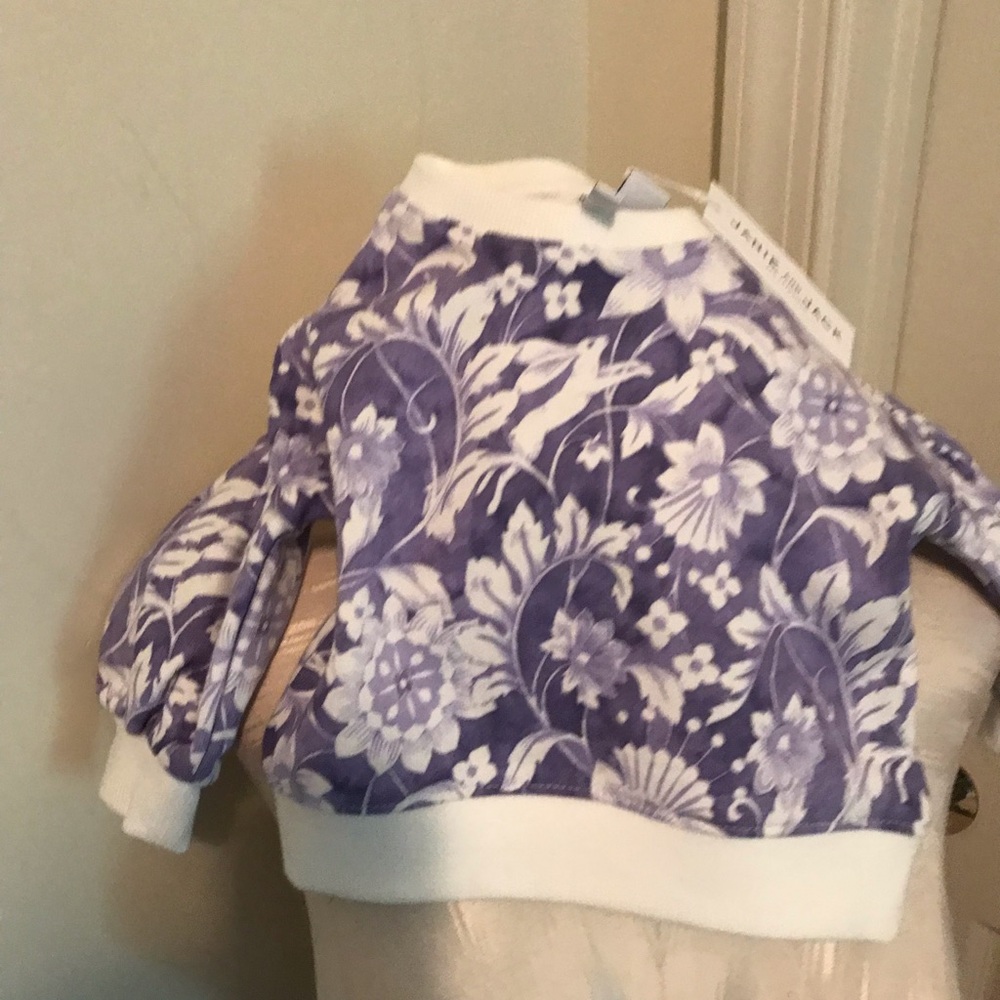 Janie and Jack sweat shirt size 6-12 months nwt $44